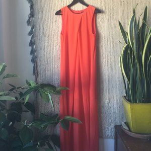 A/X Silk Column Maxi Dress